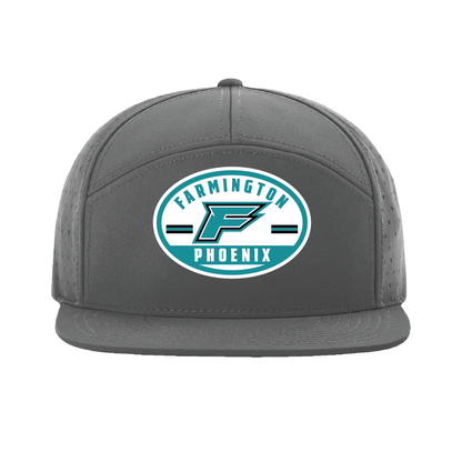 Farmington Phoenix Oval Patch - 7 Panel Perforated Snapback