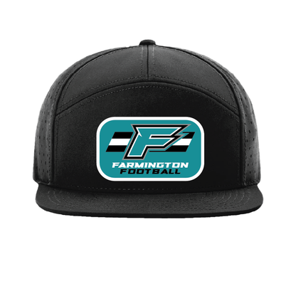 F Logo w/Stripe Patch - 7 Panel Perforated Snapback