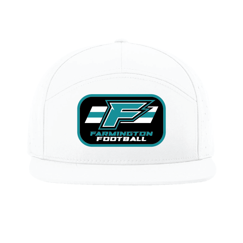 F Logo w/Stripe Patch - 7 Panel Perforated Snapback
