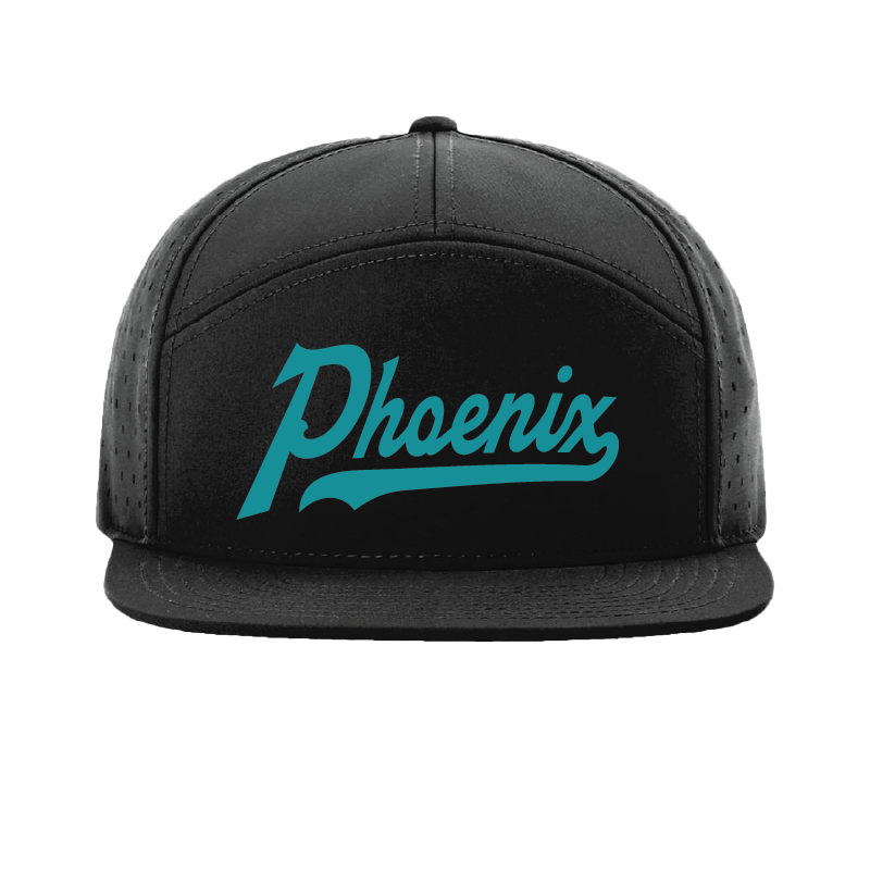 Phoenix Script - 7 Panel Perforated Snapback