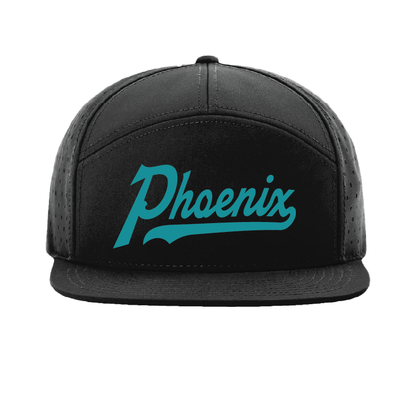 Phoenix Script - 7 Panel Perforated Snapback