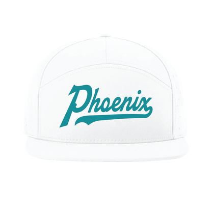 Phoenix Script - 7 Panel Perforated Snapback