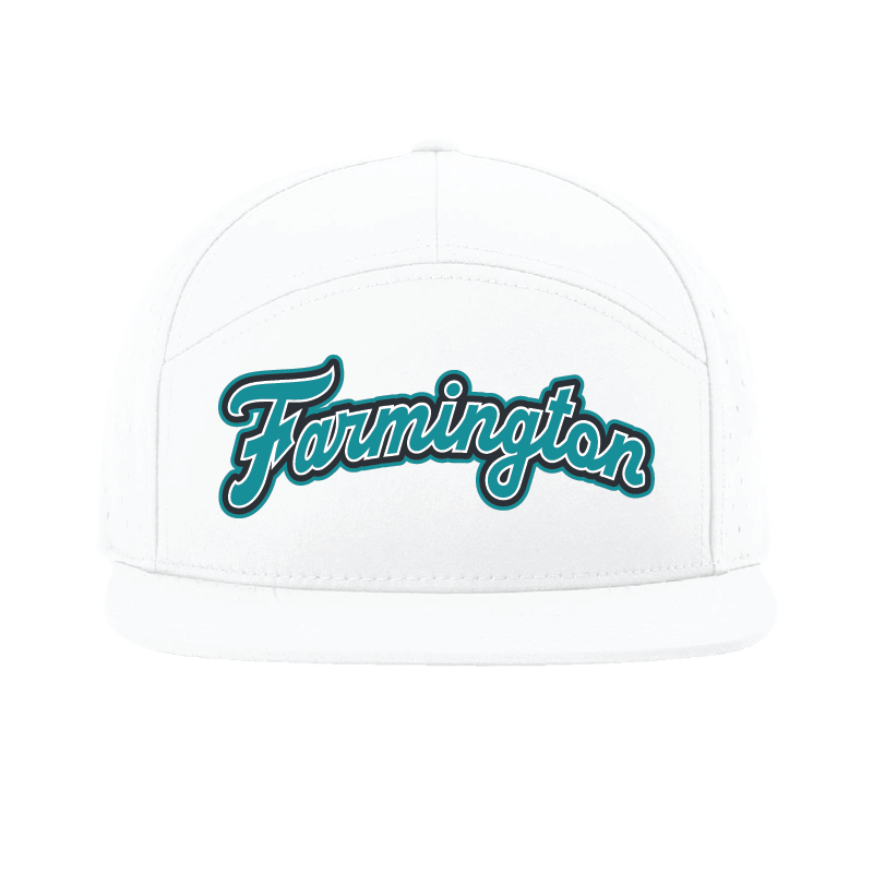 Farmington Script - 7 Panel Perforated Snapback