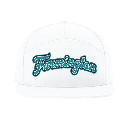 Farmington Script - 7 Panel Perforated Snapback