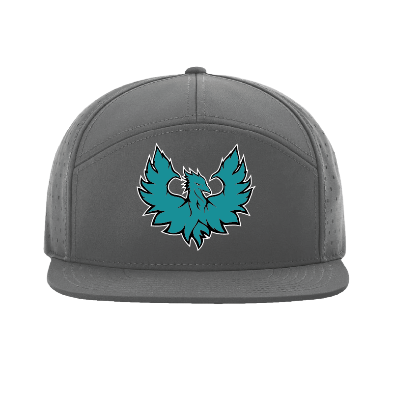 Phoenix Logo - 7 Panel Perforated Snapback