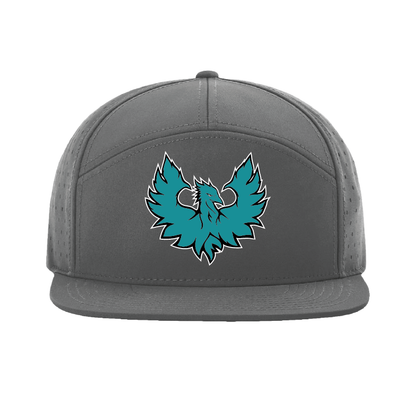Phoenix Logo - 7 Panel Perforated Snapback