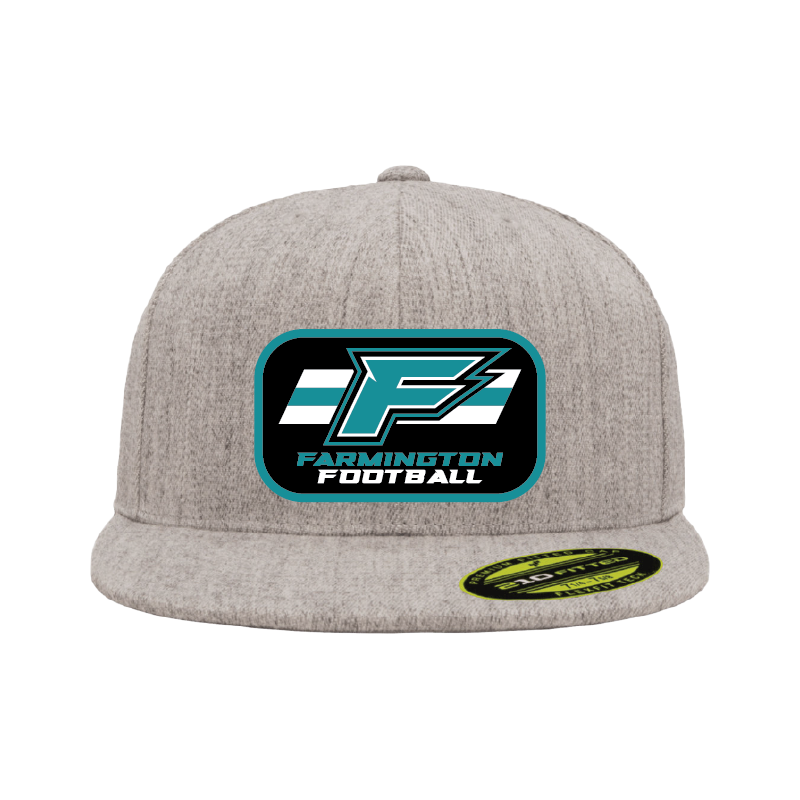 F Logo w/Stripe Patch - Flat Bill Flexfit