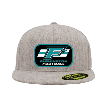 F Logo w/Stripe Patch - Flat Bill Flexfit