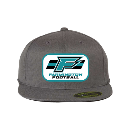 F Logo w/Stripe Patch - Flat Bill Flexfit