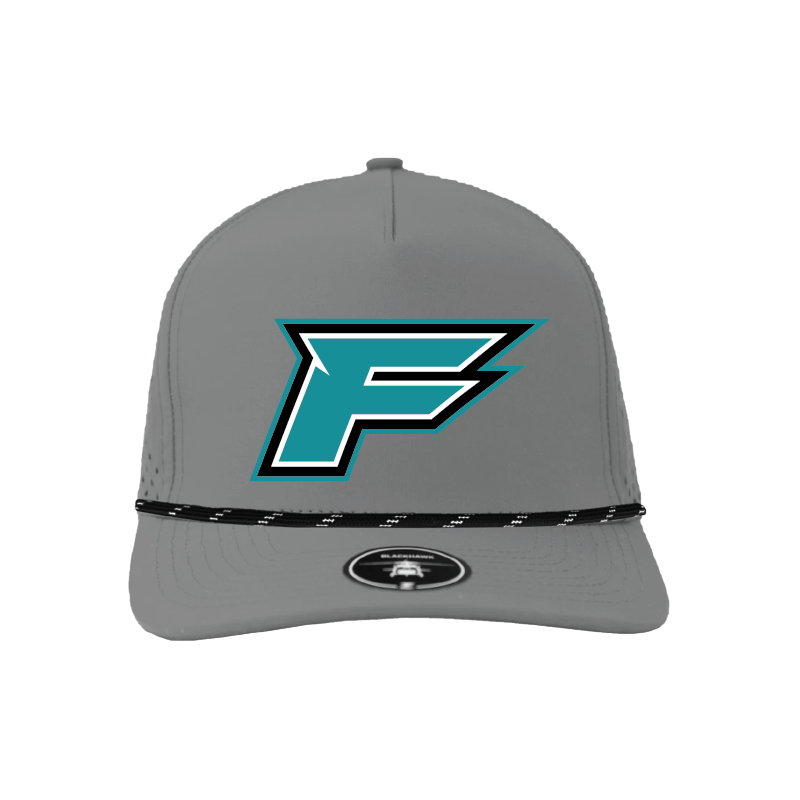 F Logo - 5 Panel Perforated Snapback w/ Rope