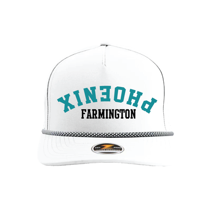 Upside Down Phoenix - 5 Panel Perforated Snapback w/ Rope