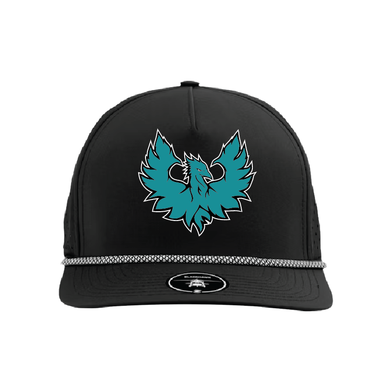 Phoenix Logo - 5 Panel Perforated Snapback w/ Rope
