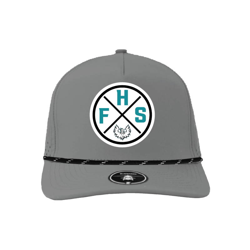 FHS Circle Patch - 5 Panel Perforated Snapback w/ Rope