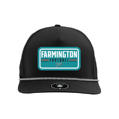 Farmington Football Patch - 5 Panel Perforated Snapback w/ Rope