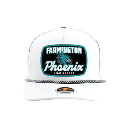 Vintage Farmington Phoenix Football Patch - 5 Panel Perforated Snapback w/ Rope
