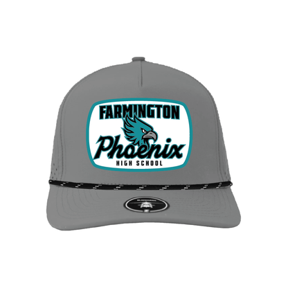Vintage Farmington Phoenix Football Patch - 5 Panel Perforated Snapback w/ Rope