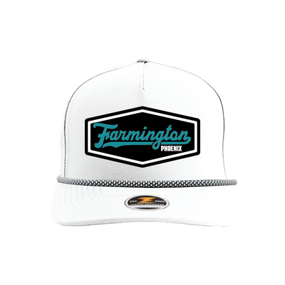 Farmington Script Patch - 5 Panel Perforated Snapback w/ Rope