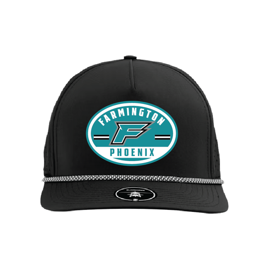 Farmington Phoenix Oval Patch - 5 Panel Perforated Snapback w/ Rope