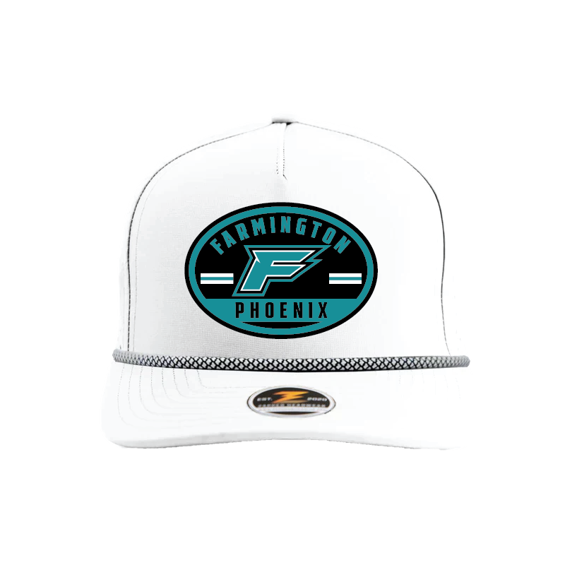 Farmington Phoenix Oval Patch - 5 Panel Perforated Snapback w/ Rope