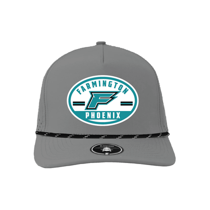 Farmington Phoenix Oval Patch - 5 Panel Perforated Snapback w/ Rope