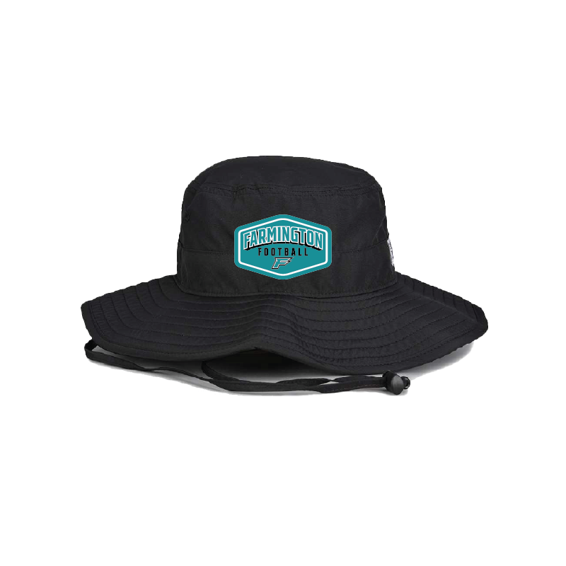 Farmington Football Drop Shadow Patch - Ultralight Booney