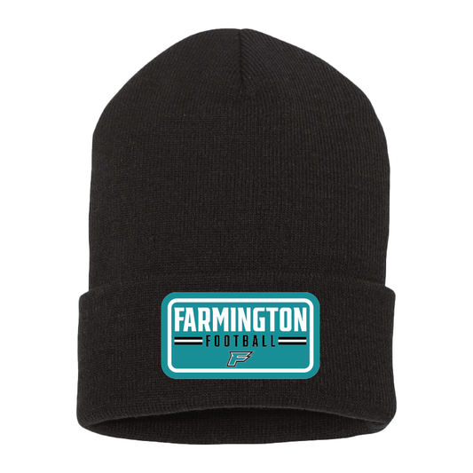 Farmington Football Patch - Beanie