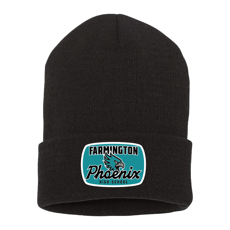 Vintage Farmington Phoenix Football Patch - Beanie