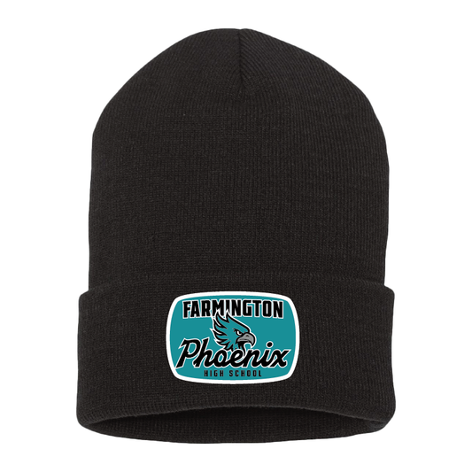 Vintage Farmington Phoenix Football Patch - Beanie