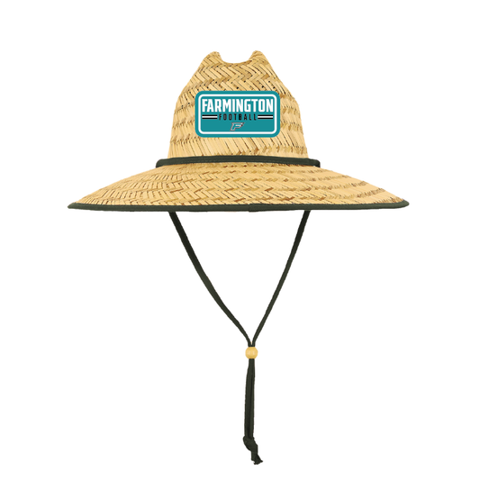 Farmington Football Patch - Mat Straw Lifeguard Hat