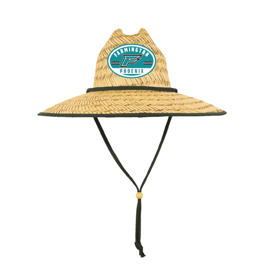 Farmington Phoenix Oval Patch - Mat Straw Lifeguard Hat