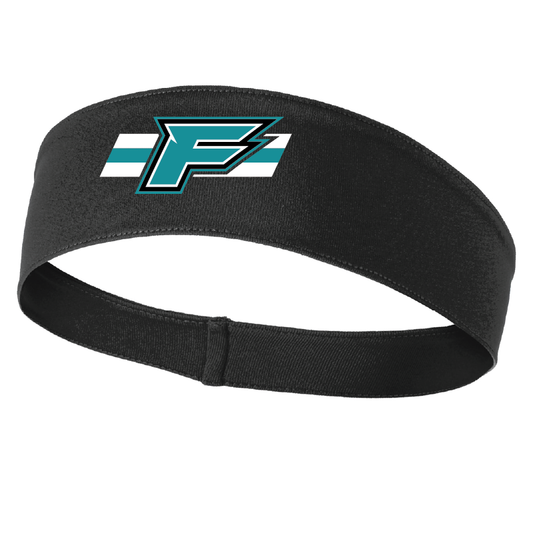 F Logo w/Stripe - Headband