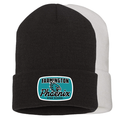 Vintage Farmington Phoenix Football Patch - Beanie