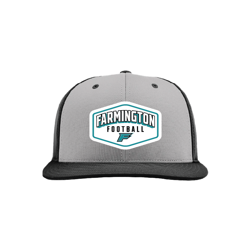 Farmington Football Drop Shadow Patch - Performance Hat