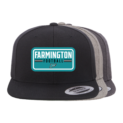 Farmington Football Patch - Flat Bill Snapback