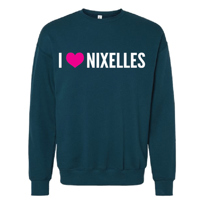 I Heart Nixelles - Adult | Youth Crewneck Sweatshirt