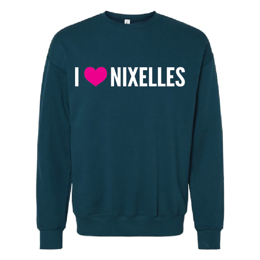 I Heart Nixelles - Adult | Youth Crewneck Sweatshirt