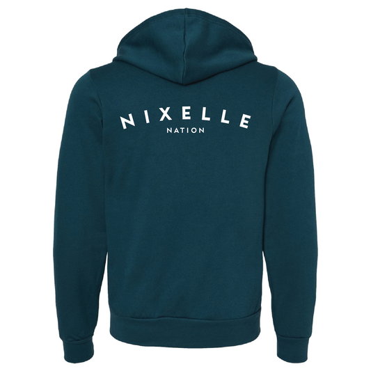 Nixelle Nation- Full-Zip Hoodie Sweatshirt