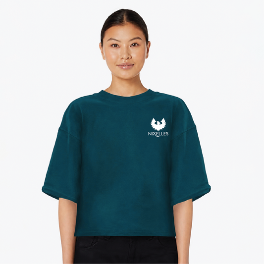 Nixelles Women's Oversize Workout Crop Tops