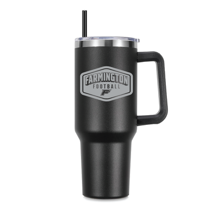 Farmington Football Drop Shadow - 40oz Tumbler