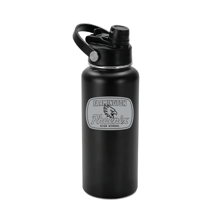 Vintage Farmington Phoenix Football - 32oz Hydro Water Bottle