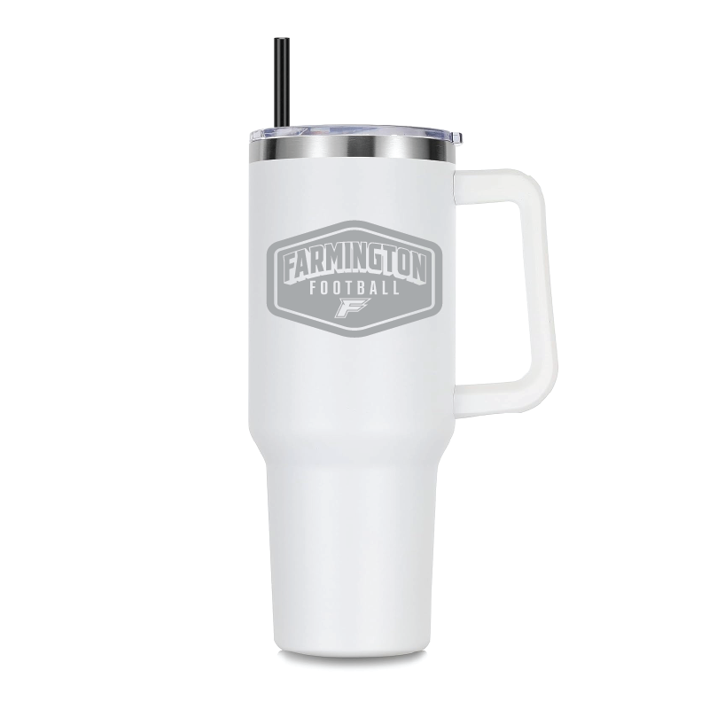 Farmington Football Drop Shadow - 40oz Tumbler