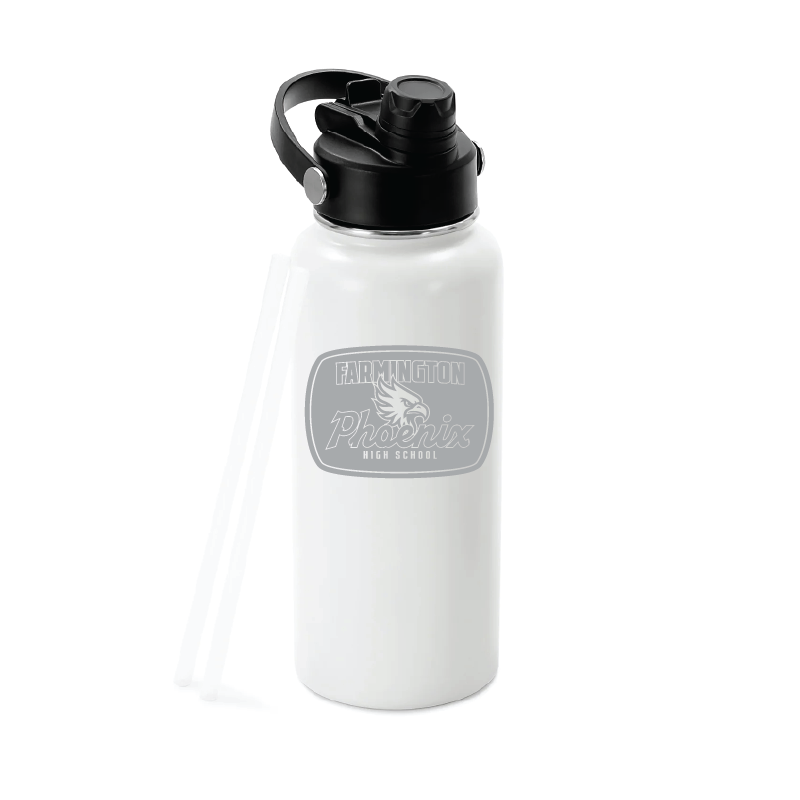 Vintage Farmington Phoenix Football - 32oz Hydro Water Bottle
