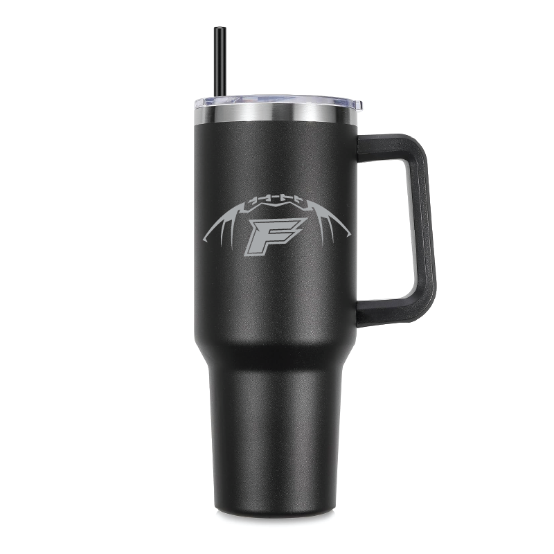 Football w/F logo - 40oz Tumbler