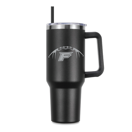 Football w/F logo - 40oz Tumbler