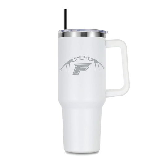 Football w/F logo - 40oz Tumbler