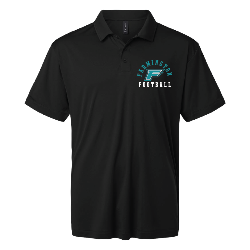 Mens Black Pro-Lock Performance Polo