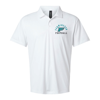 Mens White Pro-Lock Performance Polo