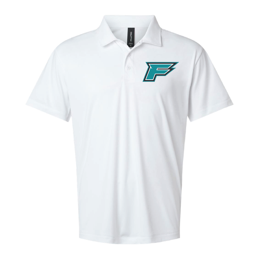 Mens White Pro-Lock Performance Polo