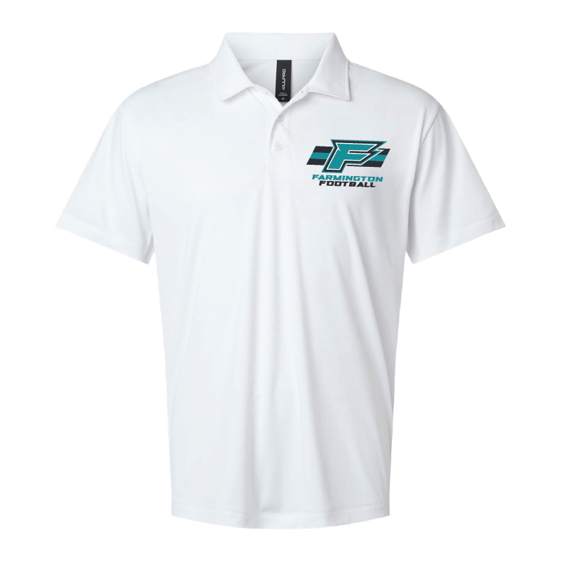 Mens White Pro-Lock Performance Polo