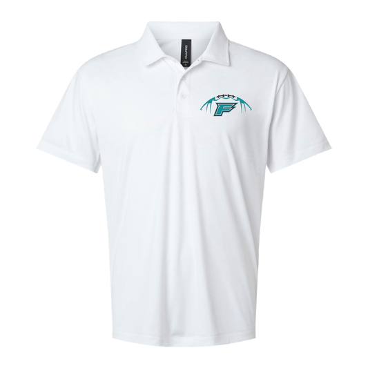 Mens White Pro-Lock Performance Polo